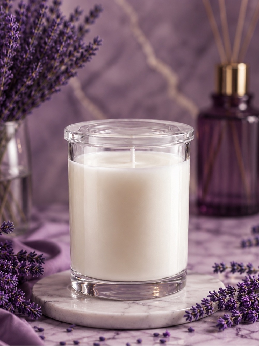 Lavender Scented Candle